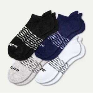 Bombas Unisex Solids Ankle Sock 4-Pack NWT Sz. L